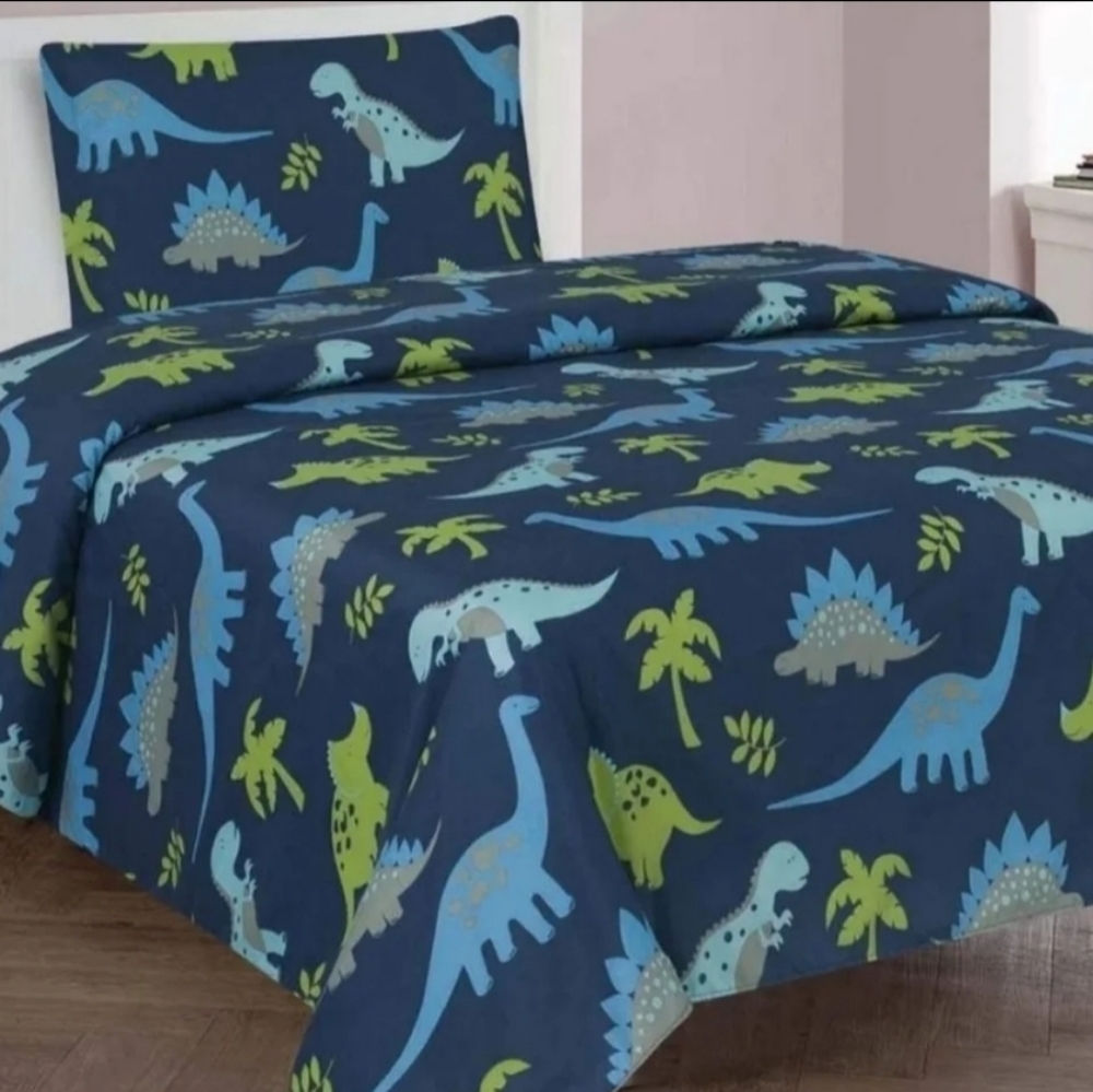 dinosaur twin sheet set